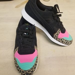 Puma RS-100 Party Cheetah Print Junior (370802-01)